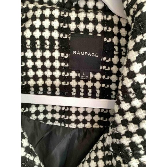 Rampage Black and White Plaid Jacket - Picture 2 of 3